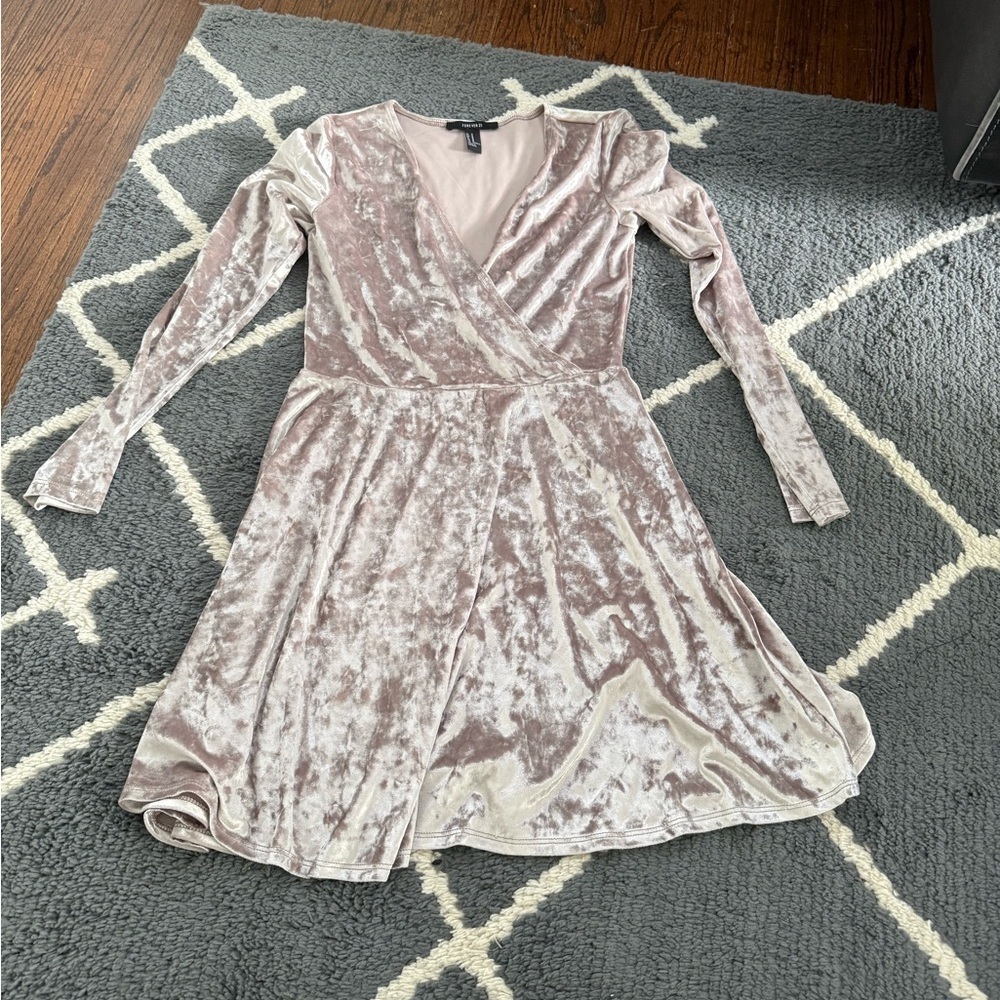 Forever 21 Crushed Velvet Dress